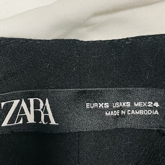 ZARA PANTS WITH FABRIC-COVERED BELT - Picture 4 of 4